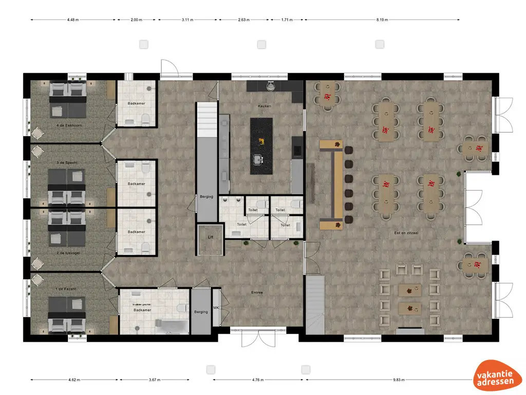 Vakantieadressen accommodatie afbeelding