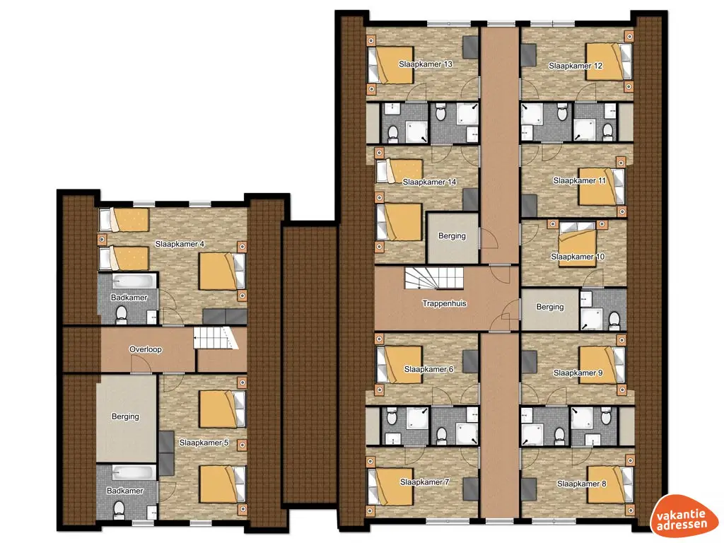 Vakantieadressen accommodatie afbeelding