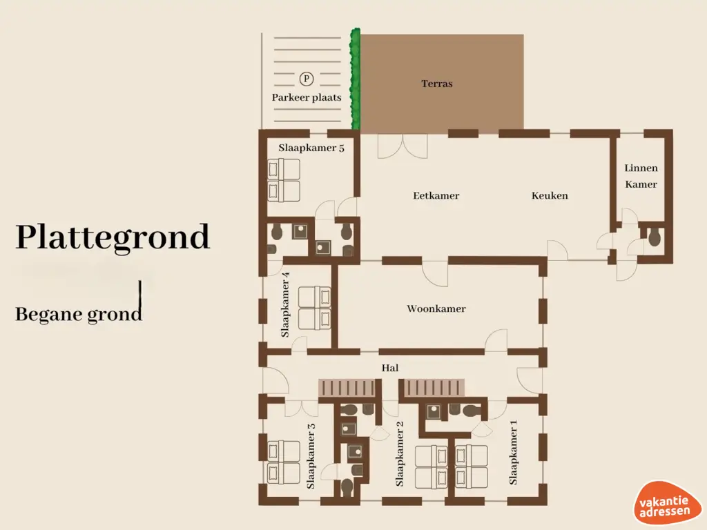 Vakantieadressen accommodatie afbeelding