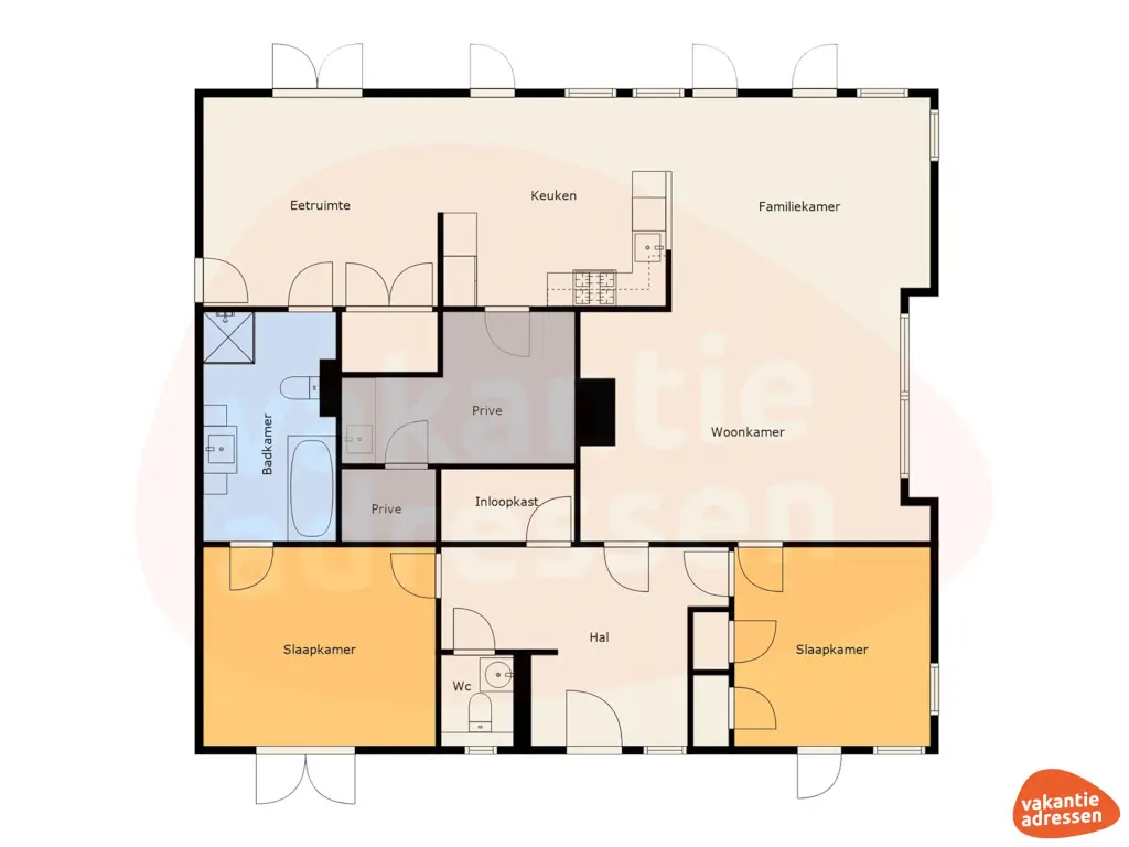 Vakantieadressen accommodatie afbeelding