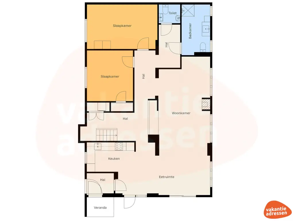 Vakantieadressen accommodatie afbeelding