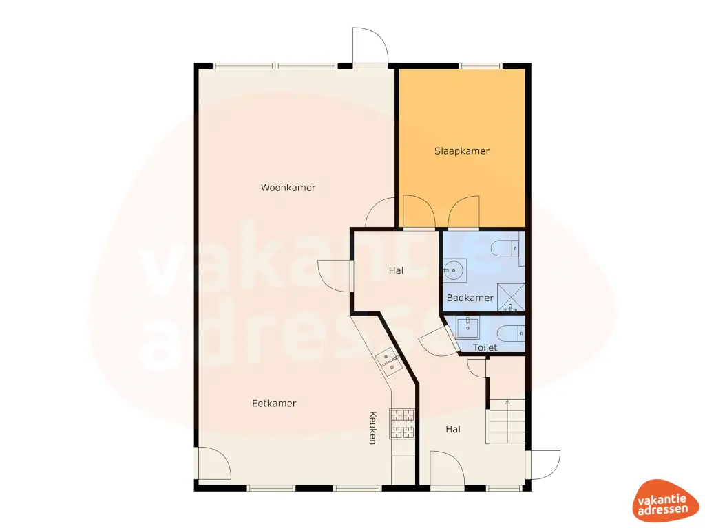 Vakantieadressen accommodatie afbeelding