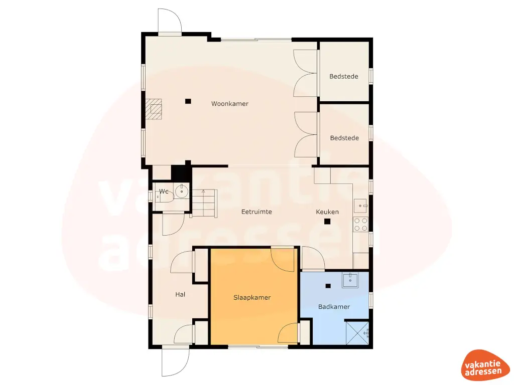 Vakantieadressen accommodatie afbeelding