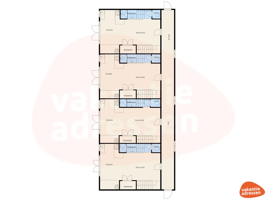 Vakantieadressen accommodatie afbeelding