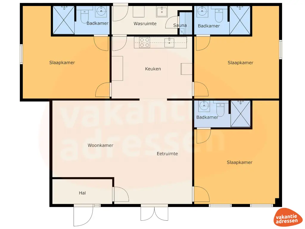 Vakantieadressen accommodatie afbeelding